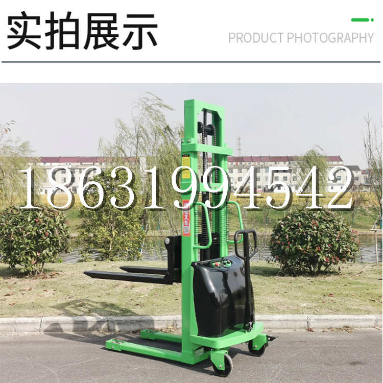 元阳县电动叉车堆高车液压铲车电瓶1吨2吨站驾步行式小型全自动叉车